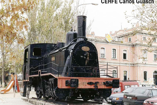 Futur trasllat de la locomotora de vapor de Valls al Museu del Ferrocarril de Móra la Nova