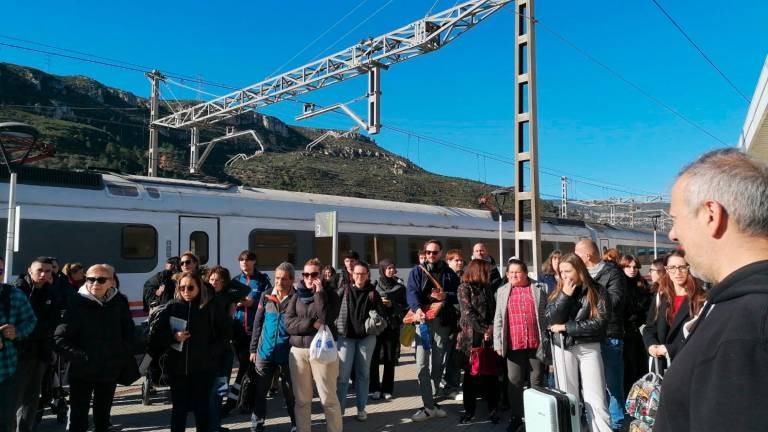 Evacuat un tren i interrompuda la circulació de la R13 i R15 entre la Plana-Picamoixons i Sant Vicenç de Calders
