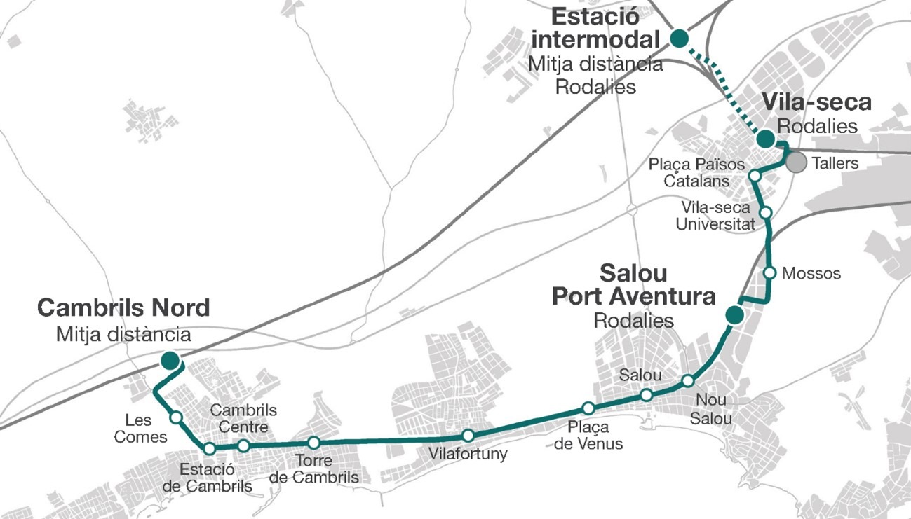 Aprovat definitivament el pla especial urbanístic de la primera fase del tramvia del Camp de Tarragona